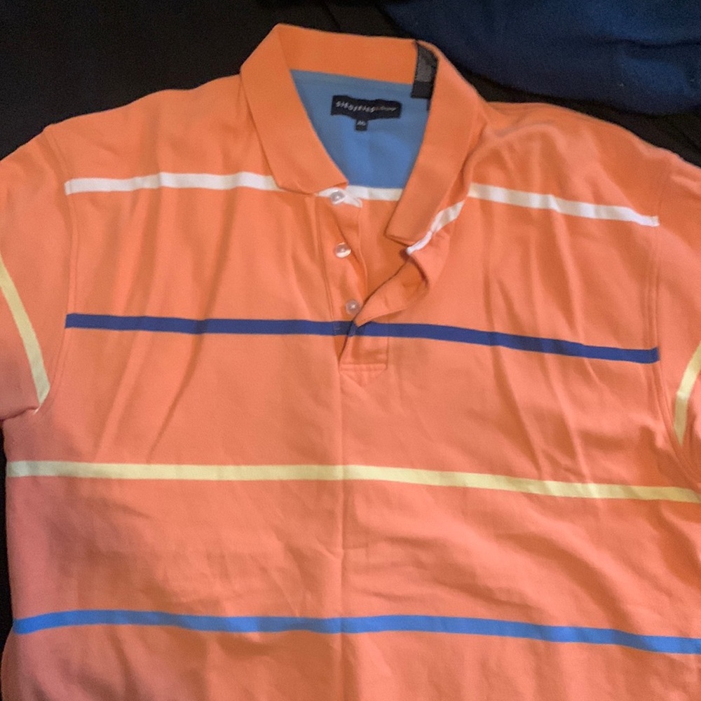 Men’s XXL Color Stripe Polo